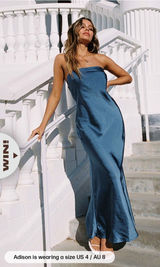 Princess Polly Blue Wedding Guest Dress Photo 0