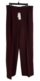 Banana Republic Straight Ultra High Rise Pant Womens Size Medium NWT Burgundy Photo 0