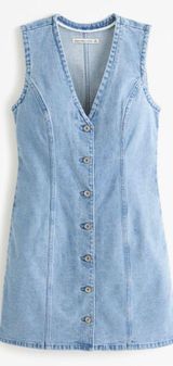 Abercrombie & Fitch Denim Vest Mini Dress Photo 0