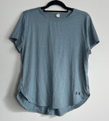 Under Armour Women’s Short Sleeve Tee in Slate Blue Size L Photo 0