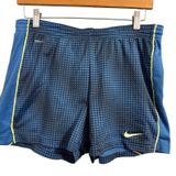 Nike Dri-FIT Shorts Womens Small Blue Polka Dot Dotted Athletic Running Gym Photo 0