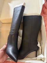 BRAND NEW RalphLauren Leannah-BO-MBO Black Sheep Nappa Sz 8.5 $465Retail! Photo 0