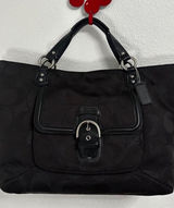 Vtg Y2K Coach Campbell Signature Izzy Fashion Large Black Satchel Purse 26241 Photo 0
