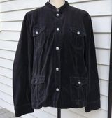Charter Club Mock Neck Collar Velveteen Jacket Photo 0