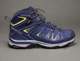 Salomon X Ultra Wide GTX Women's Wide Waterproof Hiking Boots Blue/Yellow Sz 10 Photo 0