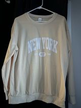 New York Crew Neck Tan Size M Photo 0