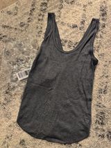PINK Victoria's Secret Charcoal Scoop Neck Tank Photo 0