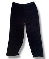 Notations Woman | Black Crushed Velvet Pull-On Pants | 2X (QVC) Photo 0