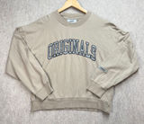 Brooklyn‎ Cloth Originals Tan Graphic Sweatshirt Women Small Crewneck Streetwear Photo 0