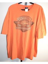 Harley-Davidson 3XL Orange Graphic Tee – NW HD Olympia WA Since 1994 Photo 0