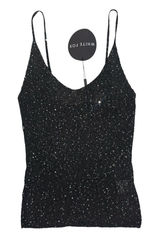 White Fox Boutique Black Sparkle Sequin Cami Photo 0