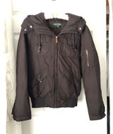Lauren Ralph Lauren Hooded Down puffer Jacket Coat no faux fur on hoodie sz XS Photo 0