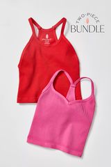 Happiness Runs Sweetheart Crop Tank Photo 0