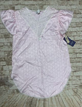 Vintage Lily of France Night Gown Nightie size Medium Pink Lace‎ NWT Photo 0