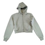 Tna Aritzia Cozy Fleece Boyfriend Zip Hoodie Sage Green XS 92007 Photo 0