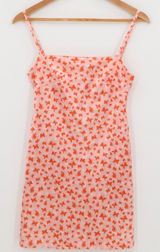 Urban Outfitters Y2K Butterfly Mini Slip Dress Womens Size S Pink Twee Fairy Soft Girl Coquette Photo 0