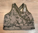 Gymshark Camo Sports Bra XS XSmall Crisscross Back‎ Athletic Workout Top Women Photo 0
