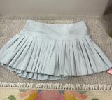 Light Blue Gold Hinge Skirt Photo 0