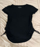 Hollister Women’s Black T-shirt with Side Ties Photo 0