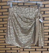 House Of Harlow Gold‎ Sequin Mini Skirt Size XS Photo 0