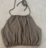 ZARA Stylish Tan Halter Top Photo 0