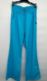 Cherokee Workwear 4004 Smocked Waist Scrub Pants Women S Turquoise Medical‎ Photo 0