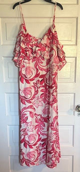 NWT H&M Pink and White Floral Dress Photo 0