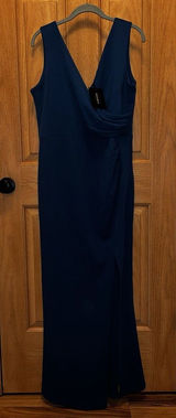 WOOSEA Women Sleeveless V Neck Split Evening‎ Cocktail NEW Dress Green Size XL Photo 0