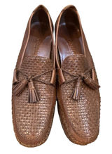 Cole‎ Haan Country Marcy Tassel Woven Brown Leather Loafers Women's Size 8.5 AA Photo 0