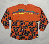 Mickey Mouse Halloween Spirit Jersey Adult SZ Large Walt Disney World AOP Spooky Photo 0