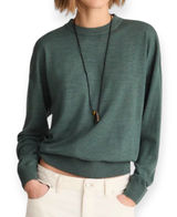 NWT Madewell Drop Shoulder Sweater Merino Wool Women’s Size Small Dark Moss Photo 0