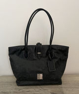 Dooney & Bourke Coated Canvas Cindy Tote Bag k8951606 Denim Shoulder Bag Photo 0