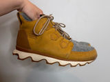 Sorel Kinetic Caribou Boots Womens 10 Waterproof Camel Sneaker Booties Lace Up Photo 0