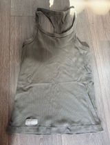 Set Active Racer Back‎ Tank Size Medium Moss Yoga Gym Workout Photo 0