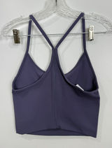 Vuori Purple Strappy Crop Sports Bra Photo 0