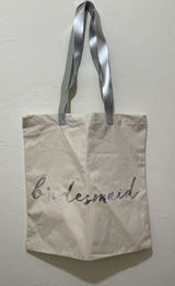 Rosanna Cream and‎ Silver Bridesmaid Tote bag Shopping Wedding Gift Photo 0