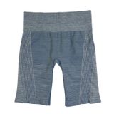 Ryka Womens Blue Space Dye Seamless High Rise Athletic Bike Shorts Large Photo 0