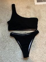 SheIn off the shoulder swim top set Photo 0