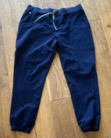 Figs Blue jogger Pants with Elastic Cuffs and Drawstring Waist XL‎ Photo 0