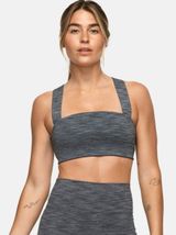 Outdoor Voices Freeform Sports Workout Bra Size XS Heathered Gray Unlined Photo 0