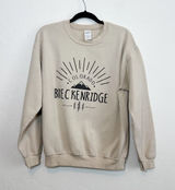 Urban Outfitters Colorado Breckenridge Graphic Crewneck Knit Sweatshirt‎ in Tan Photo 0
