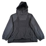 FP Movement Free People Black Asymmetric Zip Mixed Media Hoodie OB1604686 Large Photo 0