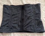 Floral Corset Waist Cincher Body Shaper‎ Black Women's Shapewear S/M Snatch Photo 0