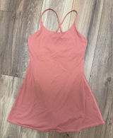 Coral Pink Strappy Athletic Dress Size Medium Photo 0