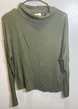Aritzia Wilfred‎ Lussac Mock Neck Knit Sweater Green Long Sleeve Top Size Medium Photo 0