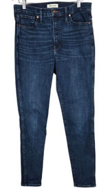 Madewell 10 High Rise Skinny Jeans Dark Wash Women Size 31 FA20 Photo 0