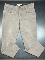 Democracy “AB”technology Women’s Size 10 Gray Mid Rise Zip Pockets Stretch Jeans Photo 0