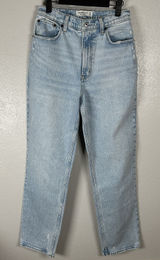 Abercrombie & Fitch‎ 90s Straight Ultra High Rise Curve Love Jeans Womens 28/6R Photo 0