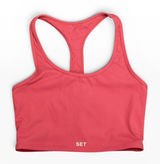 SET‎ ACTIVE Sportbody Pink Racerback Sports Bra Small Gym Yoga Athletic Run Gym Photo 0