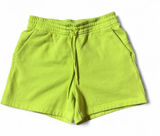 Lululemon Loungeful Shorts High-Rise 4"‎ Electric Lemon Fleece Athleisure Size 6 Photo 0